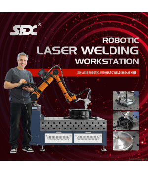 SFX 1500W 2000W 3000W Robotic Laser Welding Workstation Six-Axis Automatic Welding Machine